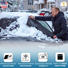 Load image into Gallery viewer, EcoNour Windshield Cover for Ice and Snow | Enhanced 600D Oxford Fabric Windshield Frost Cover for Any Weather | Water, Heat & Sag-Proof Car Windshield Snow Cover | Standard (69 x 42 inches)