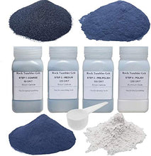 Load image into Gallery viewer, Tonmp 3 Pounds Rock Tumbler Refill Grit Media Kit (4 Polishing Grits)| 4-Steps for Tumbling Stones