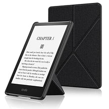 Load image into Gallery viewer, Soke Case for Kindle Paperwhite (11th Generation-2021 Release Only), Premium Fabric Cover with Auto Wake/Sleep & Multi-Viewing Angles for 6.8" Kindle Paperwhite & Signature Edition E-Reader, Black