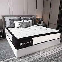 Load image into Gallery viewer, Queen Mattress, Avenco Hybrid Mattress Queen Size, 12 Inch Queen Mattress in a Box, Innerspring and Memory Foam Mattress, Medium Firm, Supportive, Pressure Relief, CertiPUR-US, 10 Years Support