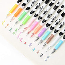 Load image into Gallery viewer, NYKKOLA Diamond Cute Gel Pen Milky Cow Pens,12PCS 0.35mm Extra-Fine Ballpoint Pen Perfect for Office School Supplies Gifts for Boys Girls(Milk 12 Pcs)