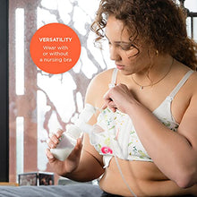 Load image into Gallery viewer, PumpEase Hands Free Pumping Bra | Snugabell Adjustable and Comfortable Pumping Bra Made with Spandex Technical Fabric, Supports 2 Breast Pumping Bottles & Flanges | Black & White - S