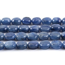 Load image into Gallery viewer, Natural Gemstone Kyanite 8mm Coin Disc Loose Beads 16 Inch