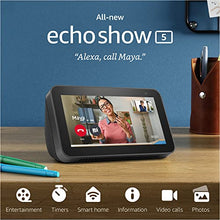 Load image into Gallery viewer, Echo Show 5 (2nd Gen, 2021 release) | Smart display with Alexa and 2 MP camera | Charcoal