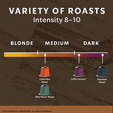 Load image into Gallery viewer, Starbucks by Nespresso, Intense Variety Pack (50-count single serve capsules, 10 of each flavor, compatible with Nespresso Original Line System)