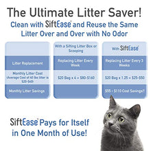 Load image into Gallery viewer, SiftEase Litter Box Cleaner Litter Sifter - No More Scooping | Works with Any Cat Litter Box to Clean Litter, Eliminate Odors, and Allows Reuse of The Litter (Original)