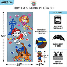 Load image into Gallery viewer, Franco Kids Bath and Beach Super Soft Mesh Scrubby and Microfiber Towel Set, 25 in x 50 in, Paw Patrol