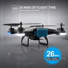 Load image into Gallery viewer, Holy Stone GPS Drone with 1080P HD Camera FPV Live Video for Adults and Kids, Quadcopter HS110G with Carrying Bag, 2 Batteries, Altitude Hold, Follow Me and Auto Return, Easy to Use for Beginner