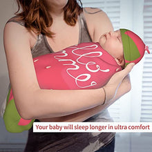 Load image into Gallery viewer, Strawberry Hello Summer Baby Swaddle Cocoon Sack,The Simple Swaddle with Beanie Set ,Soft Stretchy Comfortable Receiving Blanket for Infants & Newborns 0-6 Months