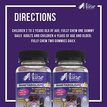 Load image into Gallery viewer, The Mane Choice MANETABOLISM Kids Healthy Hair Growth Vitamins - Complete Nutrition Supplements for Longer, Thicker and Healthier Hair for Kids (60 Gummies - Pack of Two)