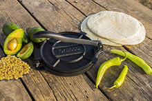 Load image into Gallery viewer, Tortillada – Premium Cast Iron Tortilla Press with Recipes E-Book (10 Inch)