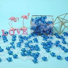 Load image into Gallery viewer, PlayMaty Star Ball Pool Pit Balls - Phthalate & BPA Soft Plastic Balls 100 Pcs for Kids Toddlers Baby Play Tent Playpen Playhouse Birthday Party Decoration (Pearl Blue/Transparent-100 Stars)