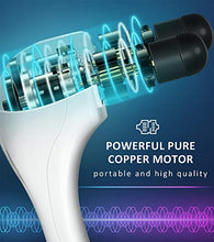 Load image into Gallery viewer, VIKTOR JURGEN Handheld Back Massager - Double Head Electric Full Body Massager - Deep Tissue Percussion Massage for Muscles, Head, Neck, Shoulder, Back, Leg, Foot -Best Gifts for Women/Men