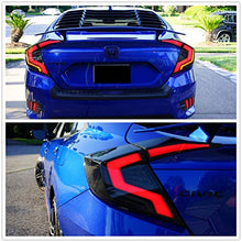 Load image into Gallery viewer, inginuity time LED Tail Lights For Honda Civic Sedan 10Th Gen 2016-2021 DRL Start Up Animation Rear Lamp Assembly (Not for hatchback)