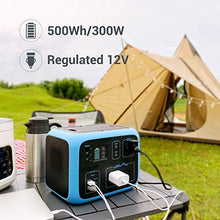 Load image into Gallery viewer, BLUETTI AC50S 500Wh Portable Power Station with Solar Panel Included, 300W/Dual AC Outlet Solar Generator Camping Battery Backup for Travel Trip RV Home Bundle w/120W Solar Charger