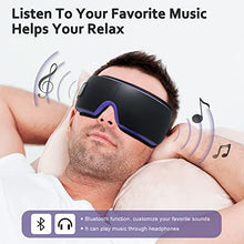 Load image into Gallery viewer, OSITO Eye Massager with Heat FSA/HSA Eligible Eyes Massager Mask with Compression Rechargeable Eye Massager for Dark Circles Eye Dry Eye Strain Eye Bags and Improve Sleep, Ideal Gift for Women/Men