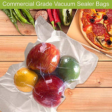 Load image into Gallery viewer, Premium!! VacYaYa 200 Quart Size 8 x 12 Inch Vacuum Sealer Freezer Storage Machine Bags for Food Saver,Vac Seal a Meal Bags with BPA Free Sous Vide Vaccume Seal Safe PreCut Bag