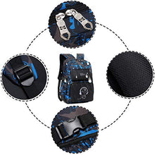 Load image into Gallery viewer, Asge Backpacks for Boys School Bags for Kids Luminous Bookbag and Sling Bag Set