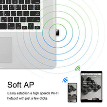 Load image into Gallery viewer, Cudy AC 650Mbps USB WiFi Adapter for PC, 5GHz/2.4GHz Wireless Dongle, WiFi USB, USB Wireless Adapter for Laptop - Nano Size, Compatible with Windows XP / 7 / 8.x /10/11, Mac OS