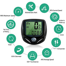 Load image into Gallery viewer, SY Bicycle Speedometer and Odometer Wireless Waterproof Cycle Bike Computer with LCD Display & Multi-Functions by YS