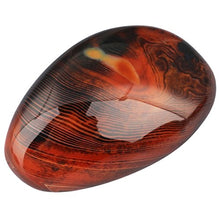 Load image into Gallery viewer, SUNYIK Natural Banded Agate Palm Stones Worry Pocket Stone, Polished Irregular Shaped Sphere Decortarion 1.5“-2”