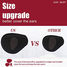 Load image into Gallery viewer, Ear Warmer By Metog Gift Box Ear muffs Foldable Polar Fleece Earmuffs Black,One Size