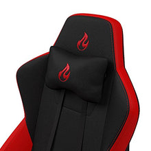 Load image into Gallery viewer, NITRO CONCEPTS S300 Gaming Chair - Inferno Red - Office Chair - Ergonomic - Cloth Cover - Up to 300 lbs Users - 90° to 135° Reclinable - Adjustable Height & Armrests