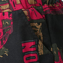 Load image into Gallery viewer, Men's Casual Jogger Pants Plus-Size Trend Retro Ethnic Style Pants with Small Feet Trousers Sweatpants Streetwear (XL, Red)