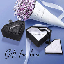 Load image into Gallery viewer, DAOCHONG 925 Sterling Silver Double Bees Infinity Love Heart Pendant Necklace for Girlfriend Birthday Gifts Jewelry, 18 inches