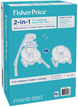 Load image into Gallery viewer, Fisher-Price 2-in-1 Deluxe Cradle 'n Swing