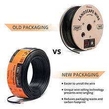 Load image into Gallery viewer, Wirefy 14/2 Low Voltage Landscape Lighting Wire - Outdoor Direct Burial - 14-Gauge 2-Conductor 250 Feet