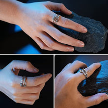 Load image into Gallery viewer, STJERNES s925 Sterling Silver Anti Anxiety Rings For Women girls,Adjustable Stacking Spinning Worry Ring,Jewelry Gift for Best Friends