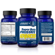 Load image into Gallery viewer, Super Beta Prostate Advanced Prostate Supplement for Men – Reduce Bathroom Trips, Promote Sleep, Support Urinary Health & Bladder Emptying. Beta Sitosterol not Saw Palmetto. (60 Caplets, 1-Bottle)