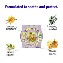 Load image into Gallery viewer, Badger - Nursing Balm, Sunflower & Coconut, Certified Organic Nipple Balm for Breastfeeding, Soothe & Protect, Nipple Butter, 0.75 oz