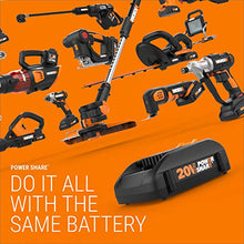 Load image into Gallery viewer, WORX WG322 20V Power Share 10" Cordless Chainsaw with Auto-Tension