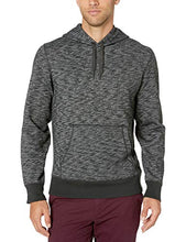 Load image into Gallery viewer, Amazon Essentials Men's Hooded Fleece Sweatshirt, Charcoal Space-Dye, Medium