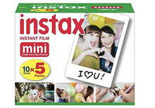 Load image into Gallery viewer, Fujifilm Instax Mini Instant Film, 10 Sheets×5 Pack(Total 50 Shoots)