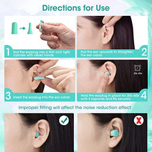 Load image into Gallery viewer, Ear Plugs 60 Pairs,Ultra Soft Foam Ear Plugs for Sleeping Noise Reduction,38dB Sound Blocking Earplugs for Sleeping,Snoring,Travel, Concerts, Studying, Work, Shooting and All Loud Events