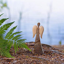 Load image into Gallery viewer, Forest Decor Rustic Wood Angel with Wings, Angel Figurines, Remembrance Sympathy Gift, Holiday Christmas Decor, Angel Decor, Handmade in Germany