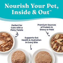 Load image into Gallery viewer, Solid Gold Wet Cat Food Variety Pack - Wet Cat Food Pate & Shreds in Gravy Recipes - Made with Real Chicken, Tuna & Mackerel for Sensitive Stomach & Immune Health - Canned Cat Food 12 Pack