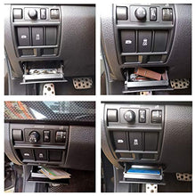 Load image into Gallery viewer, JKCOVER Interior Inner ABS Black Fuse Box Coin Container Storage Dash Tray Compatible with Subaru XV Crosstrek Forester Outback Legacy Impreza WRX STI Ascent (Black)