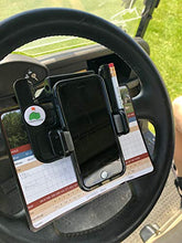 Load image into Gallery viewer, Caddie Buddy Golf Cart Steering Wheel Phone Mount/Scorecard Pro
