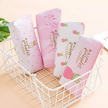 Load image into Gallery viewer, Clearance Sale!DEESEE(TM) Pink Pineapple Pencil Case Cosmetic Bag Makeup Pouch Pencils Box (A)