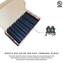 Load image into Gallery viewer, Dinkle DK2.5N-BK Terminal Block (Pack of 100)