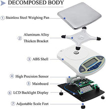Load image into Gallery viewer, CGOLDENWALL High Precision Lab Analytical Electronic Balance Digital Precision Scale Laboratory Precision Weighing Electronic Scales Balance Jewelry Scales Gold Balance Kitchen Scales (5000g, 0.01g)
