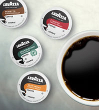 Load image into Gallery viewer, Lavazza Gran Selezione Single-Serve Coffee K-Cup Pods for Keurig Brewer, Dark Roast, 16 Count Box, Black, White