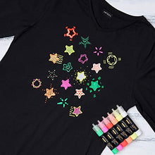 Load image into Gallery viewer, Arteza 3D Fabric Paint, Set of 30, Metallic & Glitter Colors, 1oz Tubes, Glow-in-The-Dark & Vibrant Shades, Textile Paint for Clothing, Accessories, Ceramic & Glass