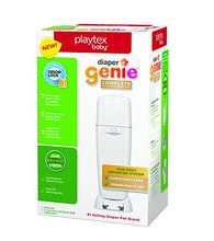 Load image into Gallery viewer, Playtex Diaper Genie Complete Diaper Pail with Odor Lock Technology, White