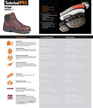 Load image into Gallery viewer, Timberland PRO Men's 26078 Titan 6" Waterproof Safety-Toe Work Boot Industrial, Dark Mocha, 13 Wide