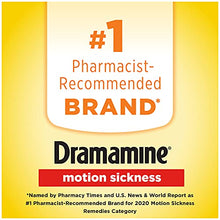 Load image into Gallery viewer, Dramamine Motion Sickness Less Drowsy, Travel Vial, 8 Count ( Pack of 1)